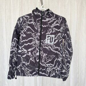 Formula Drift Men's Windbreaker Jacket Small Blue Full Zip Pocket Lined